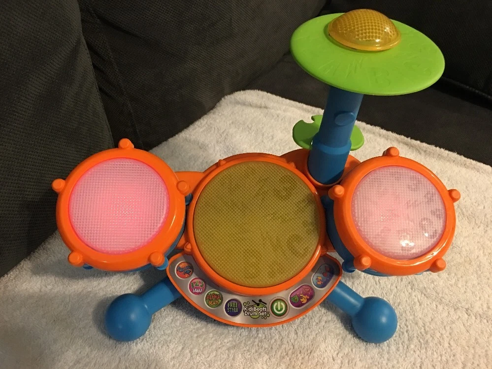 Aged 2 to 5 years old VTech KidiBeats Kids Drum Set three drum
