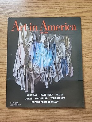 Art in America Magazine July 1995 Whiteman Kandinsky Heizer Jonas Whitebread