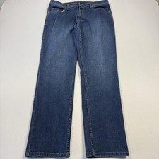 Buffalo David Bitton Jeans Mens 36x32 Blue Jackson X Straight Stretch Denim