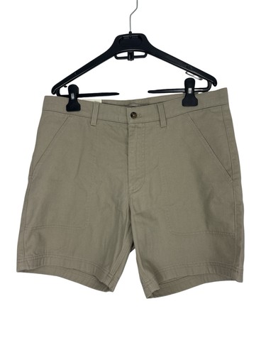 Duck Head Mens 7” Camp Shorts Khaki Casual Size 34