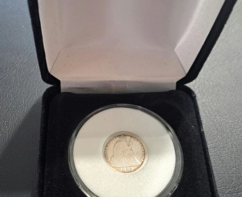 1889 Seated Liberty Dime — photo from the most recent tracked eBay sale
