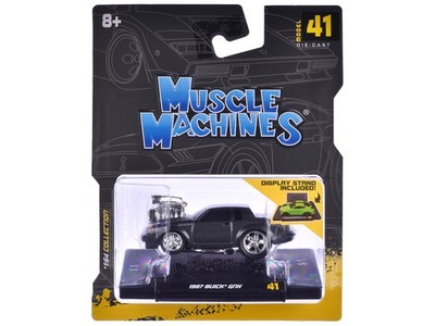 Muscle Machines 15581BK 1/64 1987 Buick GNX Black Metallic