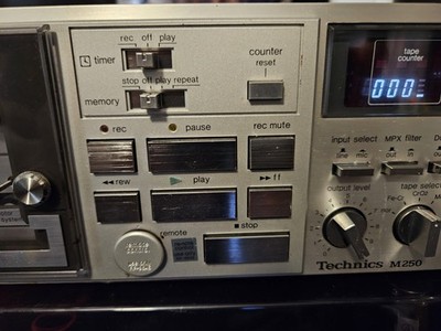 Technics M250 Stereo Cassette Tape Deck Player RS-M250 Japan Made