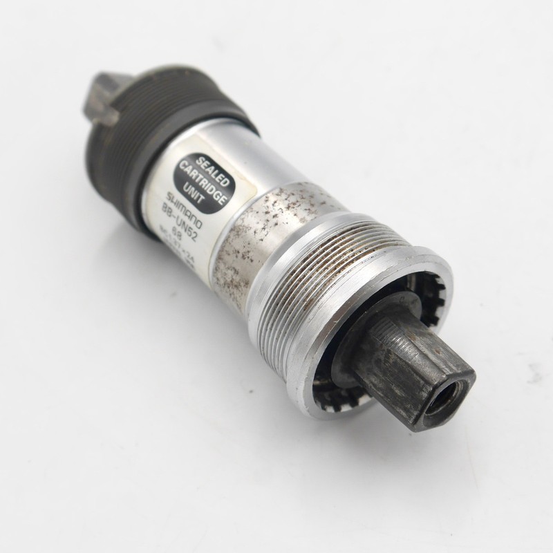 Shimano BB-UN52, 68mm Bottom Bracket, 111mm Square Taper Axle, English Threads