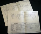 1936 & 1939 NYC IND RR LINE PASSENGER CAR & CRANE CAR BLUEPRINT DRAWINGS + SPECS