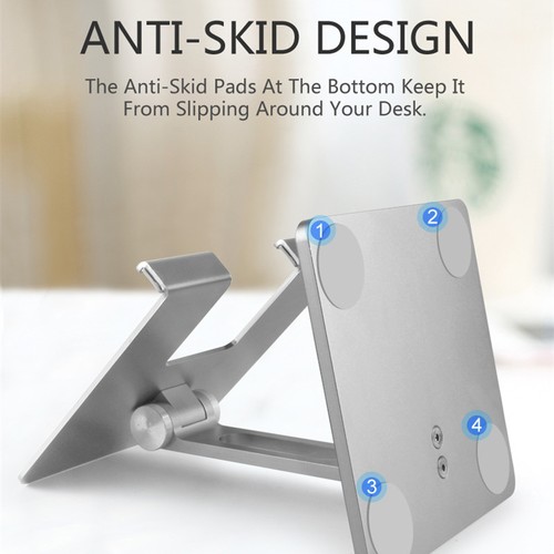 Aluminum Tablet Stand Holder For iPad 4/3/2 iPad Mini iPad Air iPad Pro 11 inch - Afbeelding 10 van 14