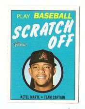 2020 Topps Heritage '71 Topps Scratch Offs - ARIZONA DIAMONDBACKS 