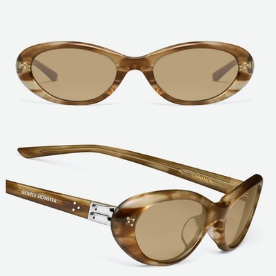 KOREA Gentle Monster 2026 Cinnamon T8 Brown Oval UV Protection Authentic