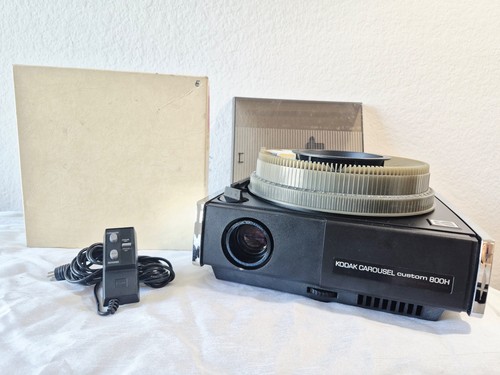 Rebuilt Kodak Carousel 800H Custom Slide Projector Fully Functional See Video