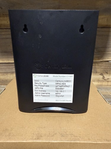 CenturyLink ZyXel C1100Z OSL Wireless Wi-FI Modem Router - New In Box - Picture 4 of 7