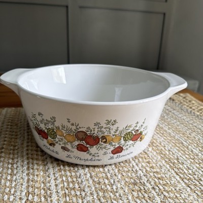 Corning Ware 4 Quart Spice of Life Pattern B-4-B Casserole Dish