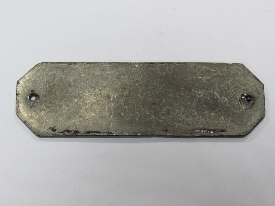 Vagón buggy emblema insignia de metal vintage The Izzer Studebaker Bros South Bend IN Foto 2 de 2