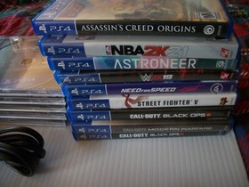 Sony PlayStation 4 Pro 1TB Console Bundle With 2 Controllers 12 Games Tested 🔥