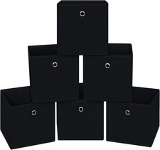 Foldable Storage Cubes Bins ,11 Inch Cloth Storage Cube Fabric Storage Cubes ...