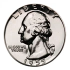 1955 Washington Quarter-Choice Gem Proof Lustrous 90% Silver US Coin #2902