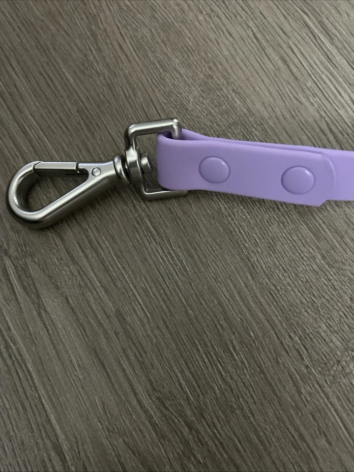 Регулируемый поводок для собаки - сиреневый - стандартный - отлично подходит для собак до 80 фунтов - Изображение 2 из 4