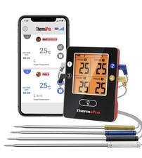 ThermoPro Grill Bluetooth 4 Probe 650 Ft Rang...