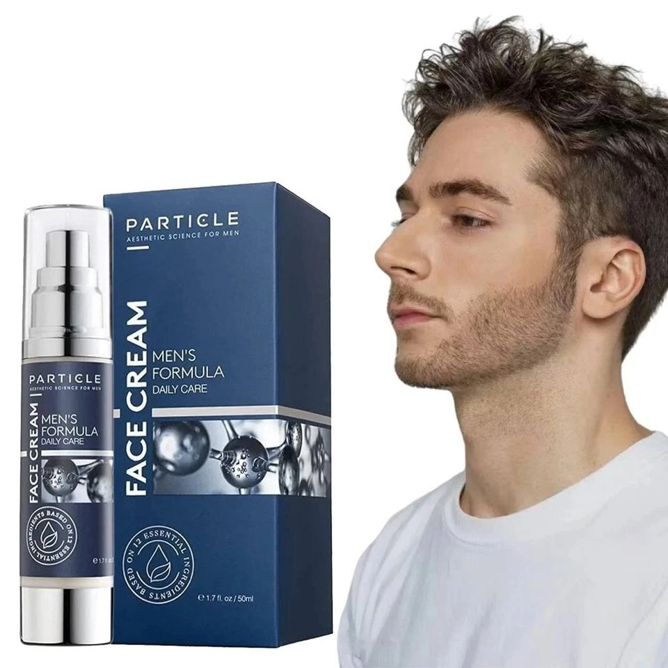Крем для лица Particle для мужчин 6 в 1 антивозрастной крем борется с мешками под глазами темными пятнами - Изображение 2 из 3