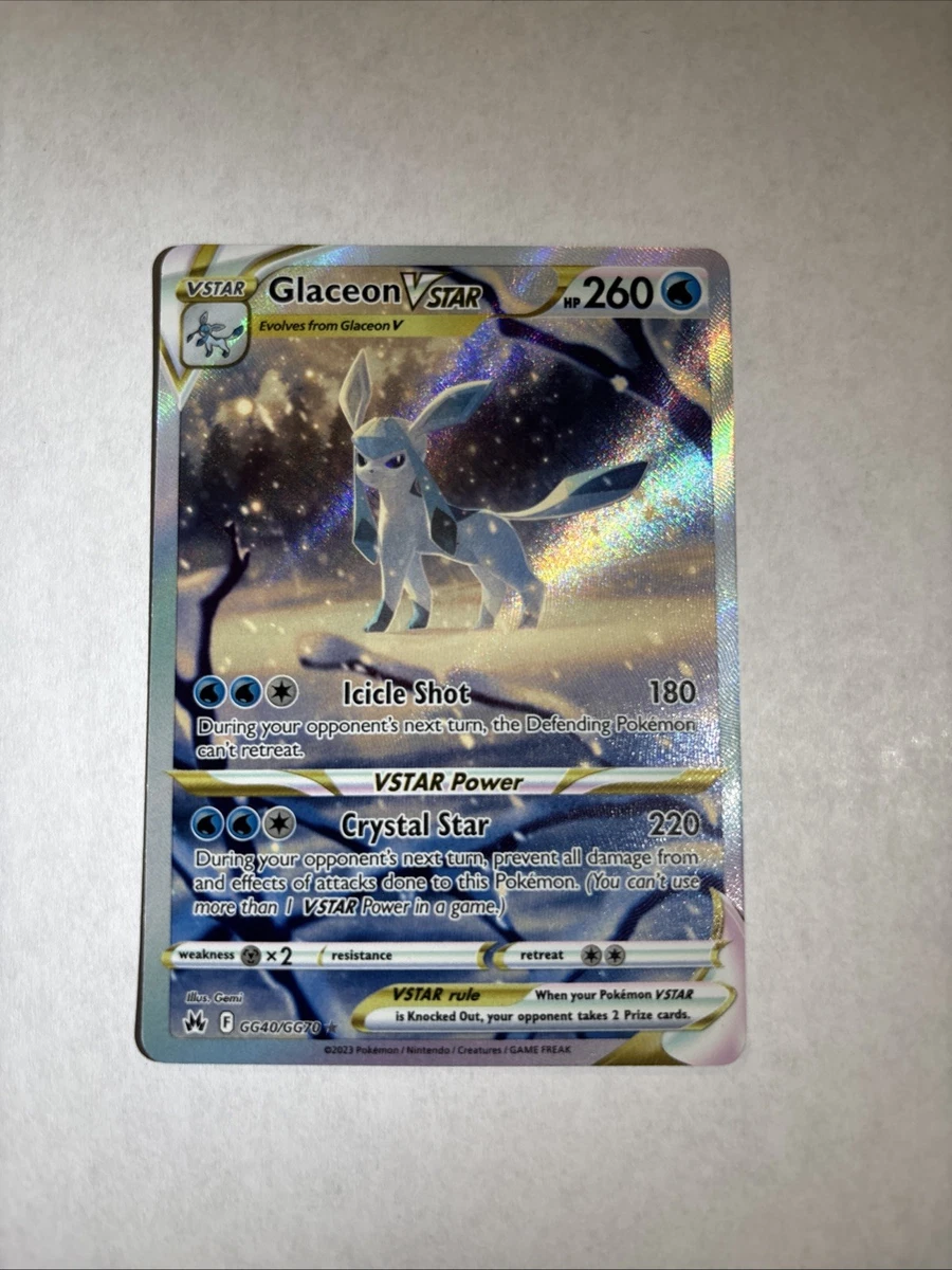 Glaceon VSTAR GG40/GG70 Crown Zenith: Galarian Gallery for sale | eBay