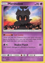 Marshadow 45/73 Holo Rare Shining Legends