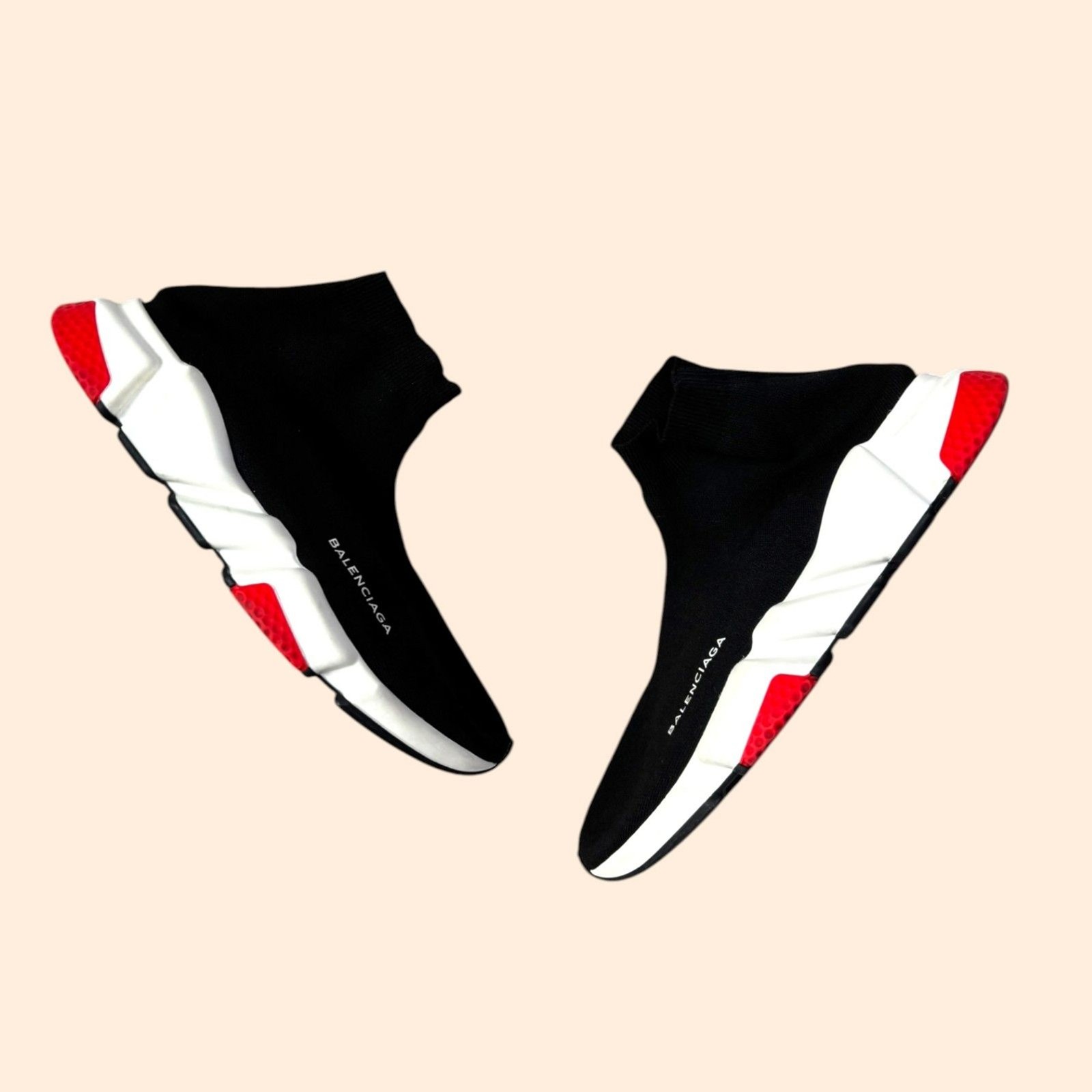 Balenciaga Speed Sneaker Black Red - Phoenix Health Insurance