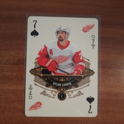 2020-21 O-Pee-Chee Playing Cards 7 Spades Dylan Larkin