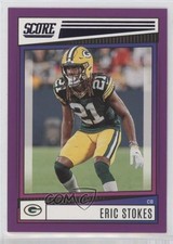 2022 Score Purple Eric Stokes #99 0w89