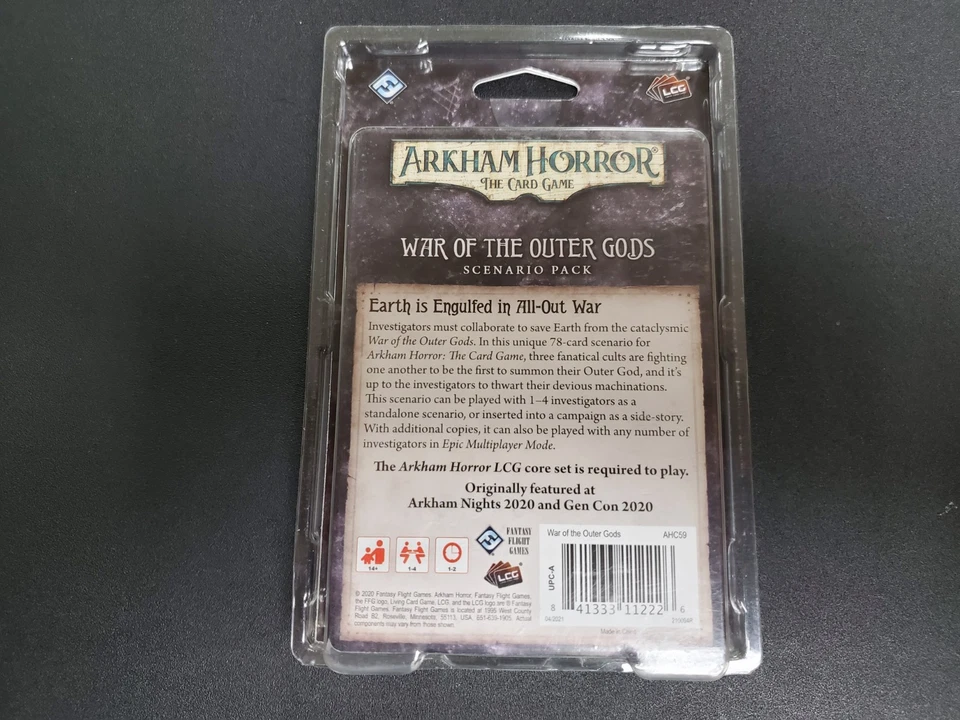 Arkham Horror The Card Game LCG War of the Outer Gods Scenario Pack NEW/SEALED - Image 2 of 2