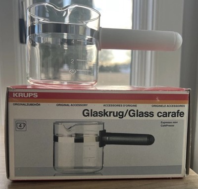 Krups 4 Cup Glass Carafe F 027o-70 NIB Replacement for Espresso Mini CafePresso