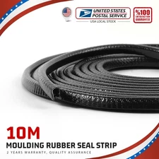 Rubber U Channel Edging Edge Protect Embellish Trim Seal Flexible 33FT / 10M