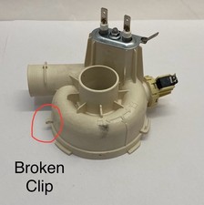 Comfee CDWPF-1201PB-UK DISHWASHER- Flow Through Heater -SIDE CLIP BROKEN SEE PIC