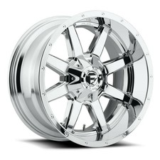 20 Fuel 1pc D536 Maverick 20x12 5x5.5 5x150 -44mm Chrome Plated Wheel Truck Rim