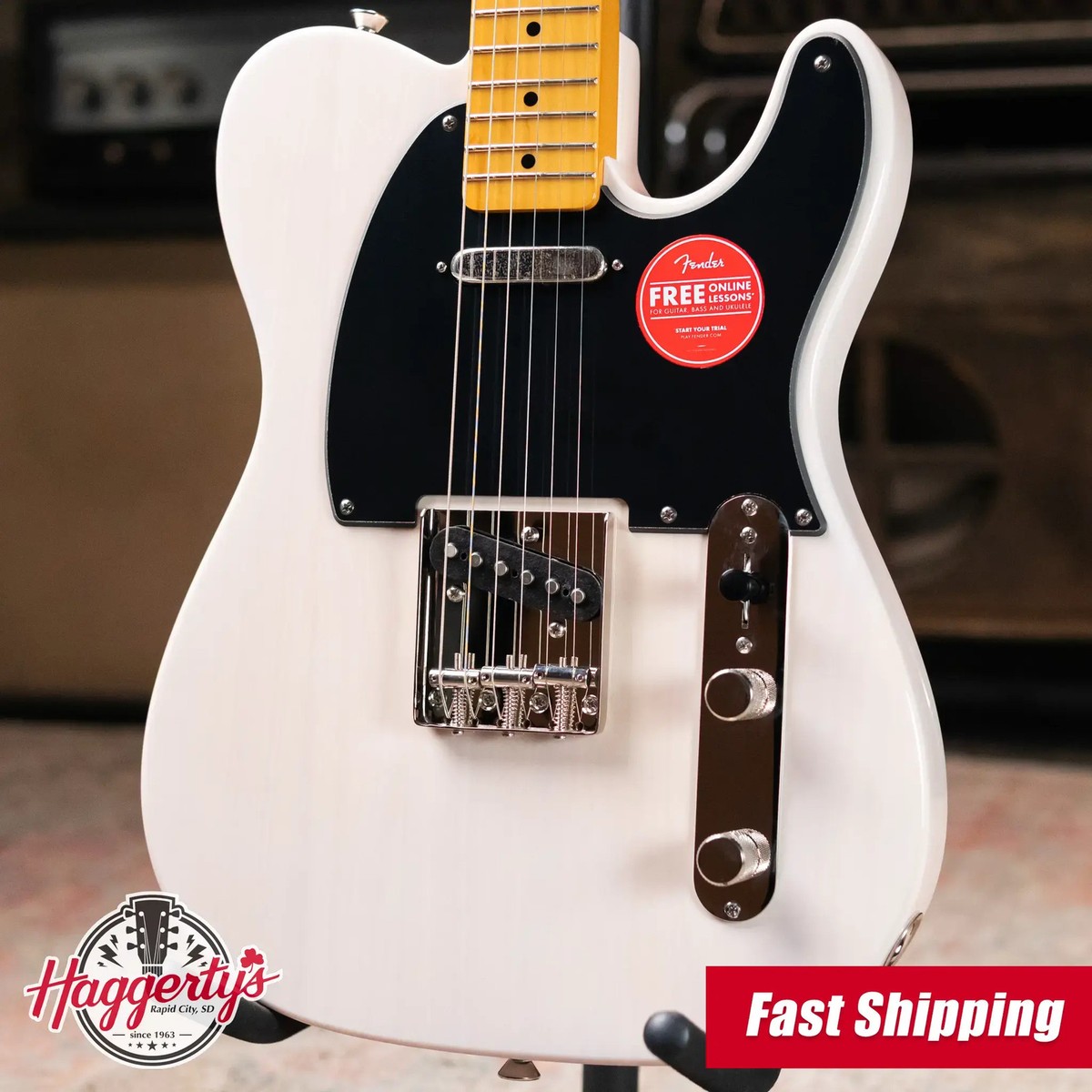 Squier Classic Vibe '50s Telecaster Electric Guitar - White