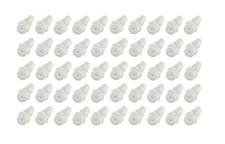 Plastic Fog Nozzle With Poly Filter Misting White 1/8" NPT 1 GPH 50 Pack