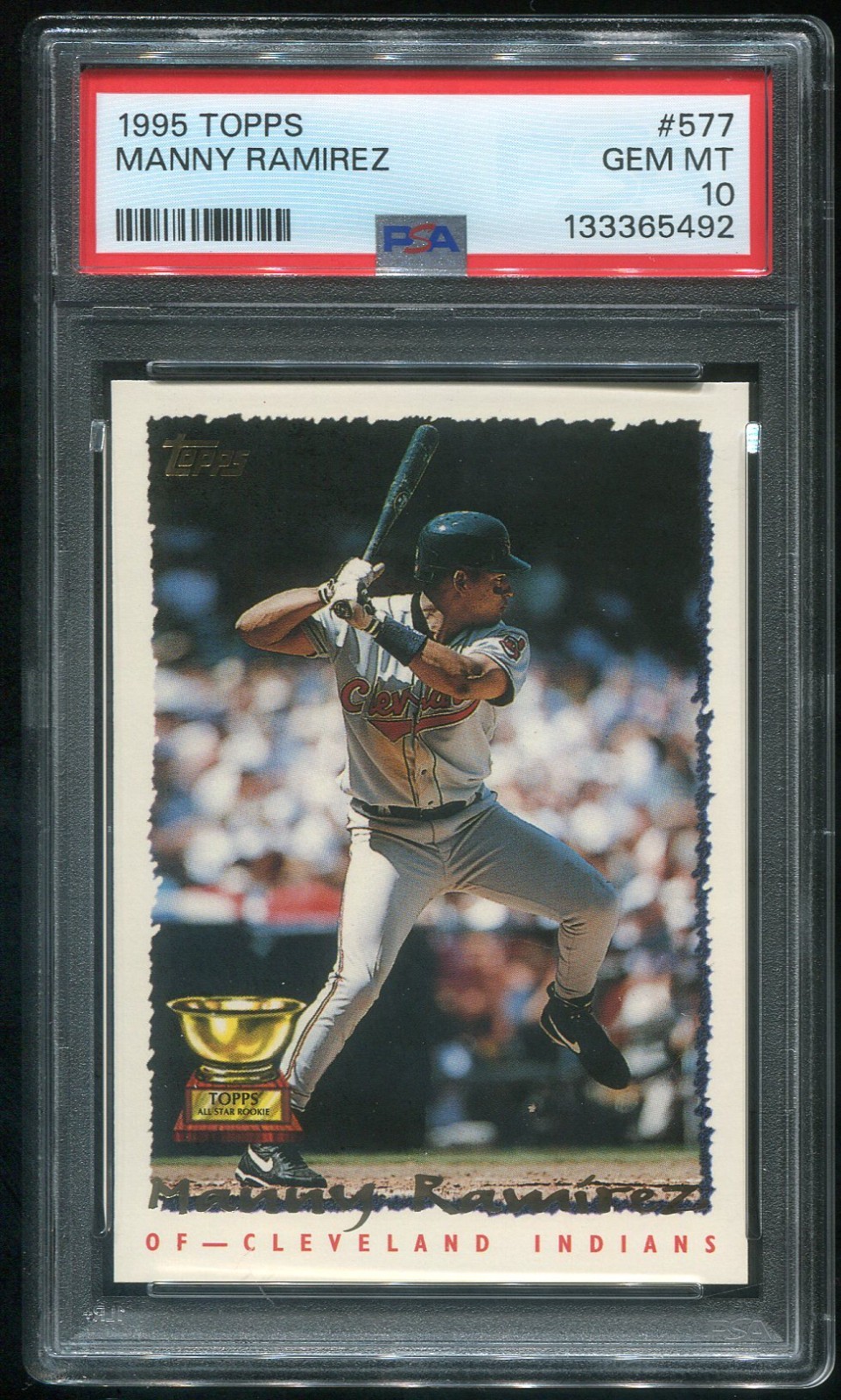 1995 Topps Manny Ramirez #577 PSA 10 (133365492)