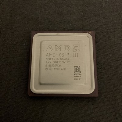 AMD K6-III 400MHz AHX Super Sockel 7 2,4 Volt  getestet