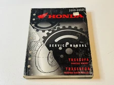 OEM Original Factory Genuine Honda Service Repair Shop Manual Four Trax Rincon