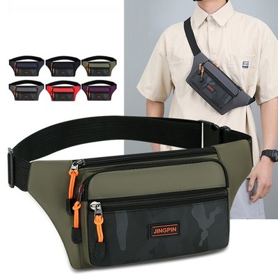 Men Multi-functional Sports Waist Bags Fitness Anti-theft Mobile Phone Bag