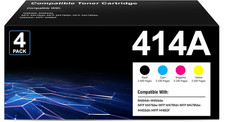 414A Toner Cartridge for HP Color LaserJet Pro M454dw, M454dn Enterprise M455dn