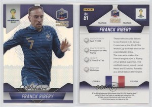 2014 Panini Prizm World Cup Silver Prizm Franck Ribery #81