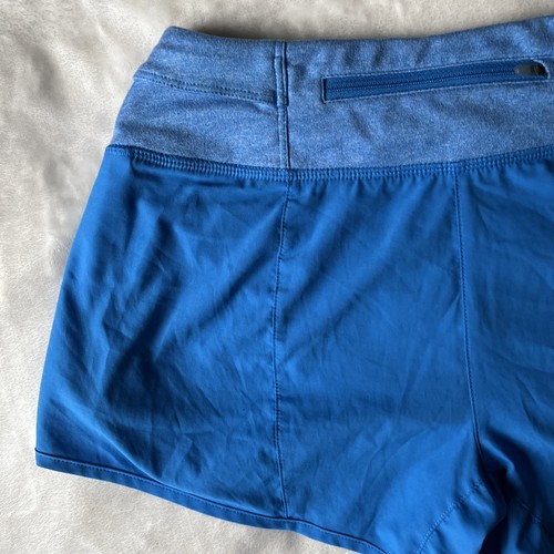 Nike Women's Running Shorts Size Extra Small Xs Blue Mesh Inseam Fitted Waist - Picture 8 of 14