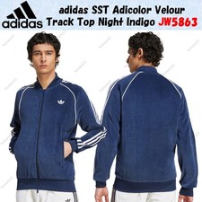 adidas SST Adicolor Velour Track Top Night Indigo JW5863 Japan Size
