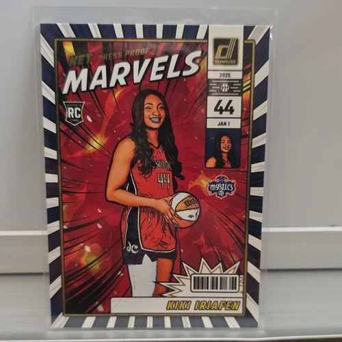 Panini 2025 Donruss WNBA Net Marvels Press Proof Kiki Iriafen RC #16