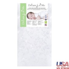 Jasmine 4 Inch Foam Crib Toddler Mattress Waterproof Safety Cert Firm Support US