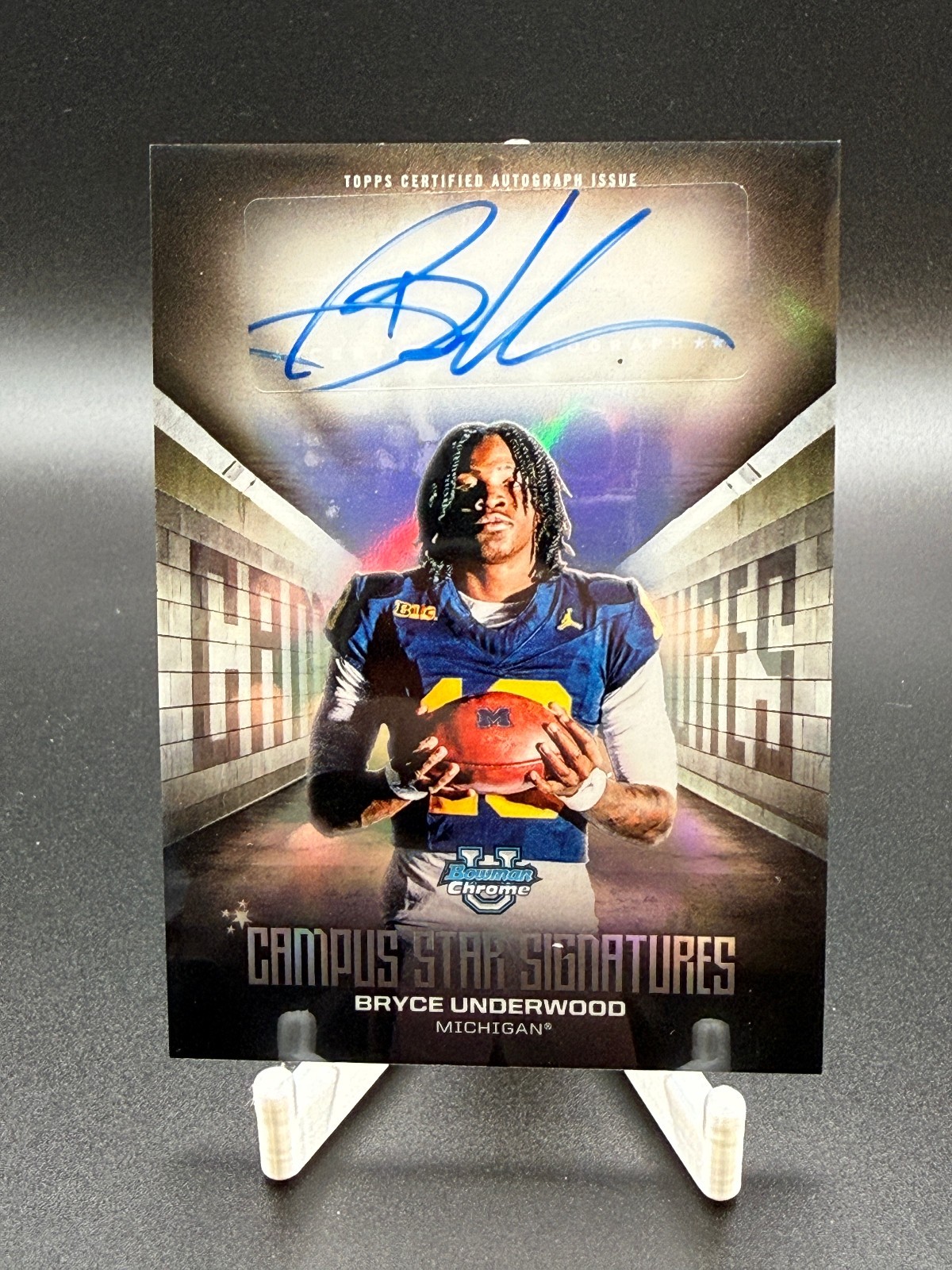 2025 Bowman U Chrome Bryce Underwood Campus Star Signatures Auto
