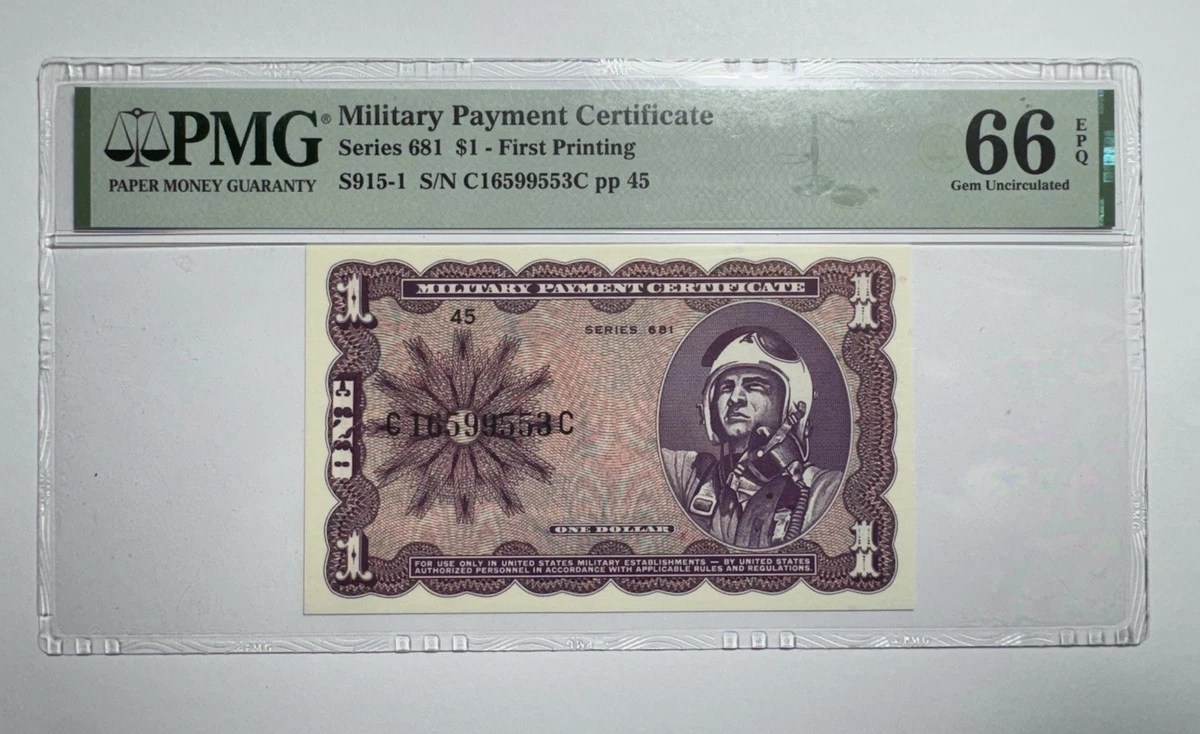 $1 US Military Payment Certificates for sale | eBay