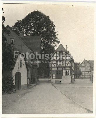 Foto BAD ESSEN Marktplatz Kurhotel Höger Konditorei Café im September 1930