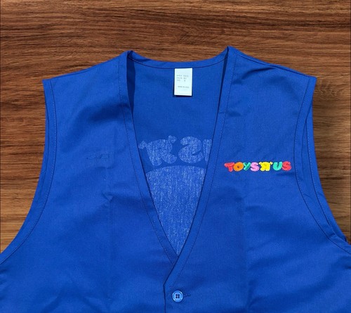 Chaleco Uniforme Toys R Us Geoffrey Jirafa Azul Empleado Trabajador De Colección Pequeño - Nuevo - Imagen 4 de 5
