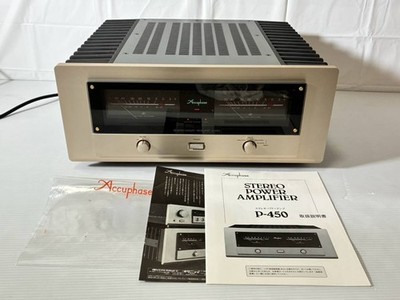 Accuphase P-450 Stereo Power Amplifier Tested Working Excellent From Japan