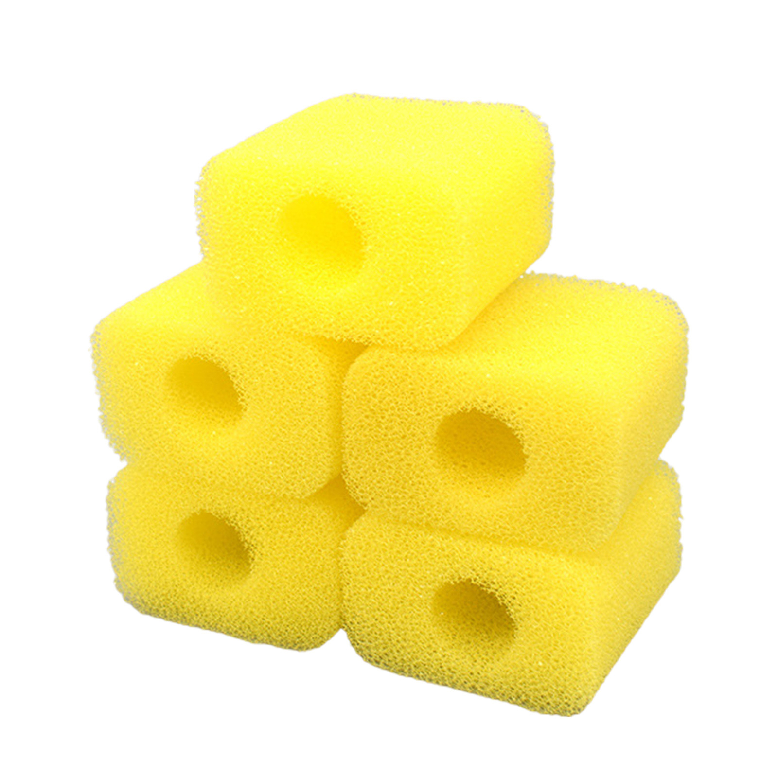 5pcs Aquarium Filter Sponge Unfading Color Fish Breeding Pump Filter